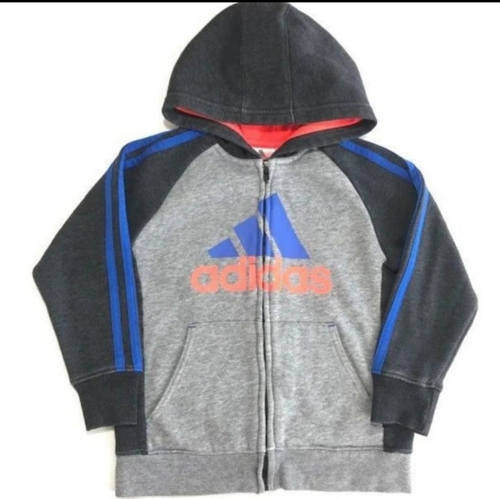 Boys Adidas zip up jacket size 7
